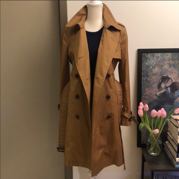J. Crew City Trench Rain Coat Camel - Picture 5 of 6